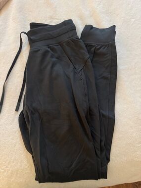 lululemon athletica Black Drawstring High-Rise Joggers